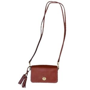 Coach Legacy Penny Shoulder Crossbody Bag Purse Cognac Brown